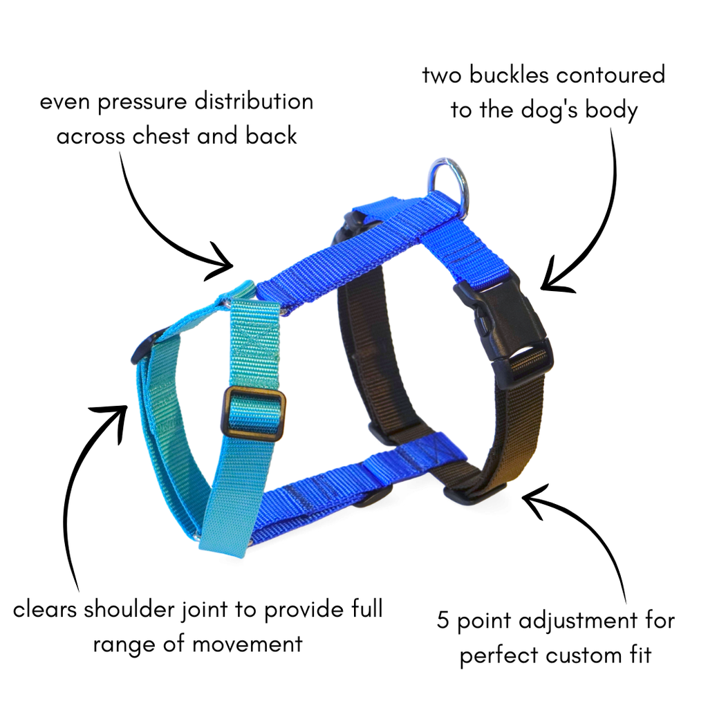 Dog harness Dockside Coffee