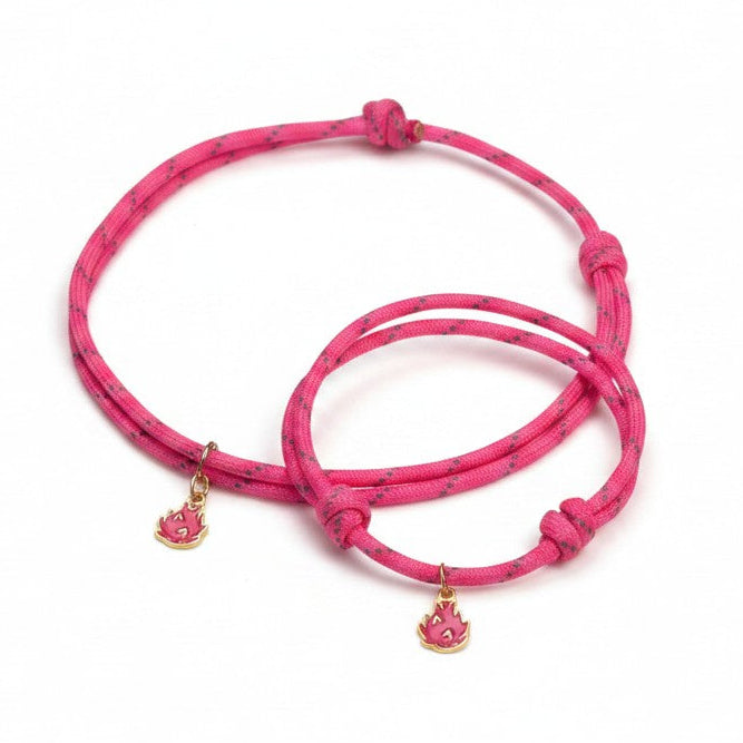 Reflective Tag Collar Pink