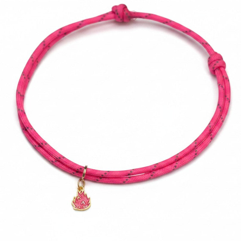 Reflective Tag Collar Pink