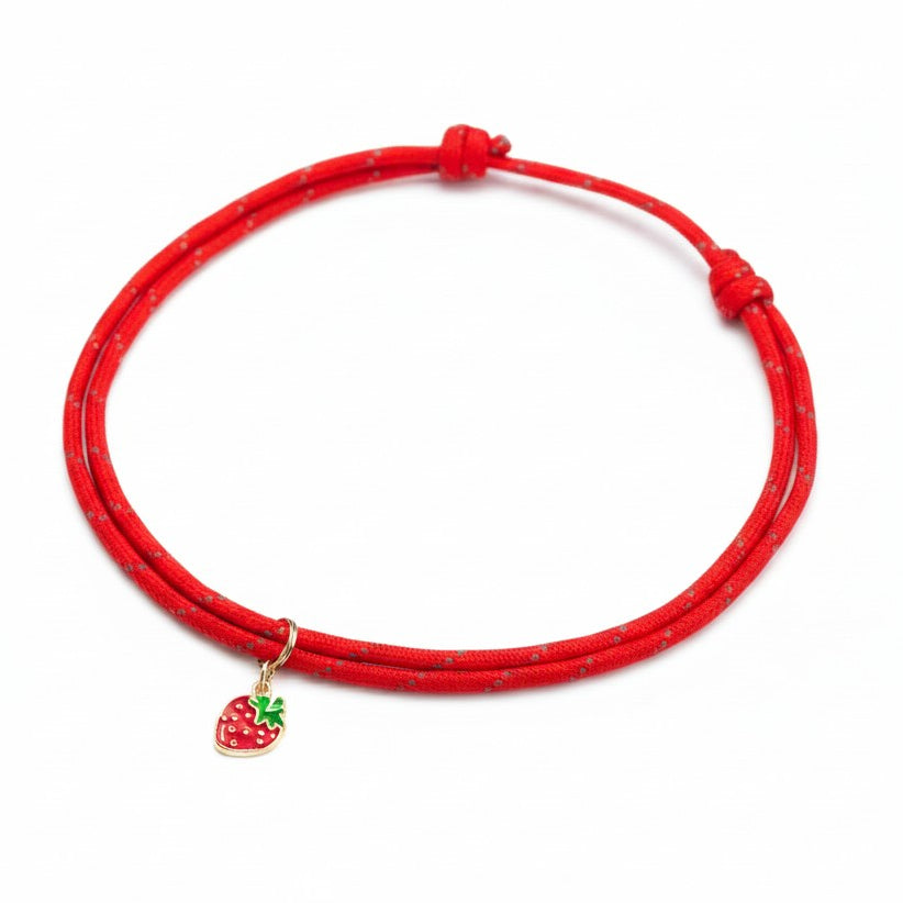 Reflective Tag Collar Red