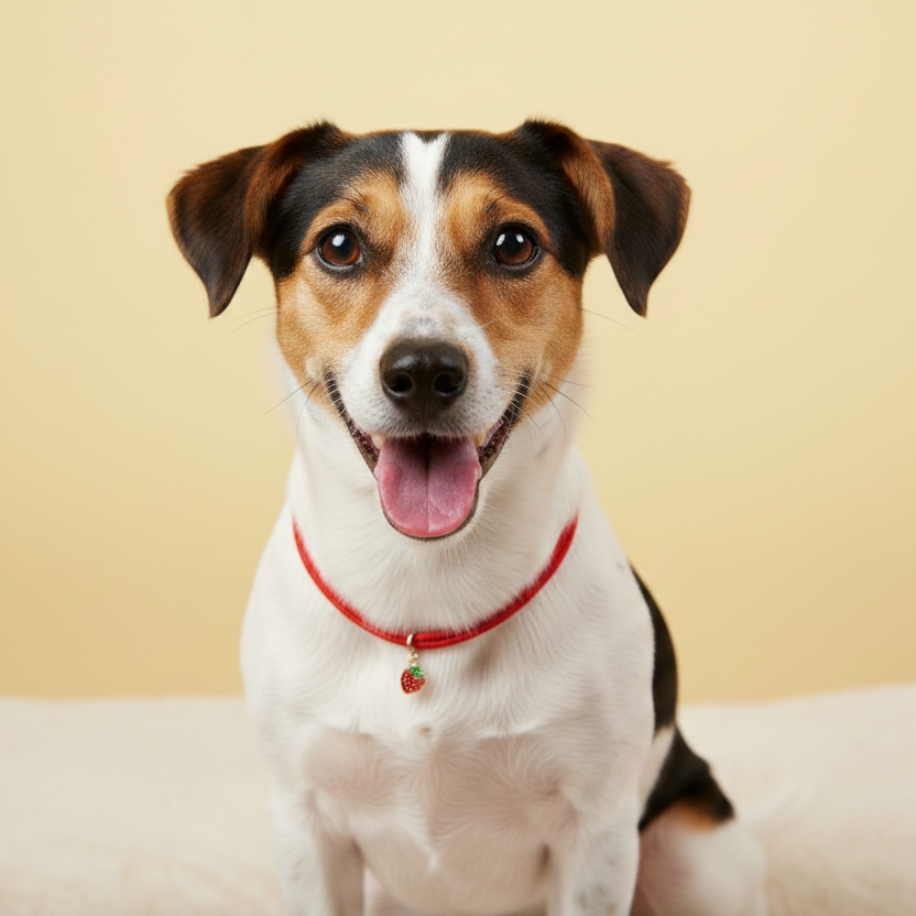 Reflective Tag Collar Red