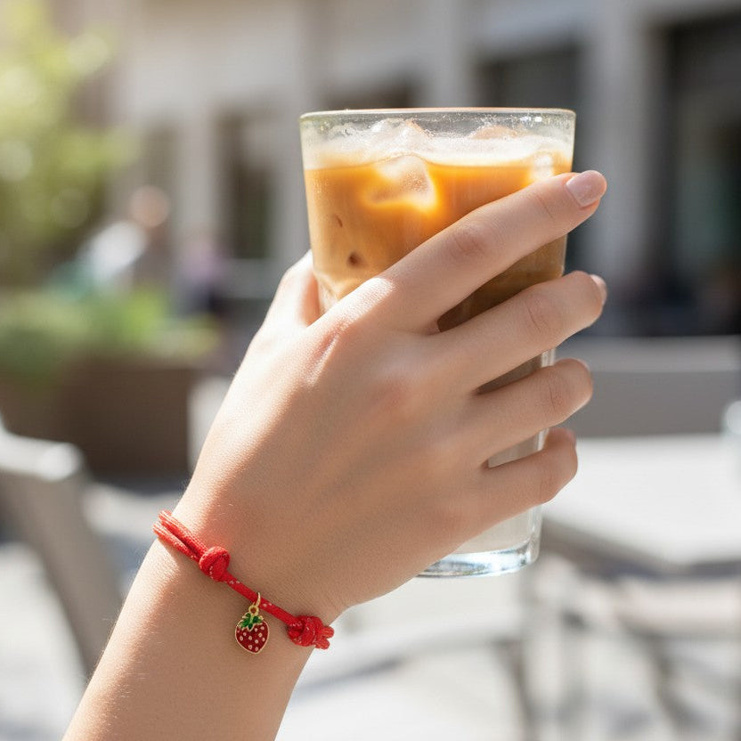 Reflective Friendship Bracelet Red