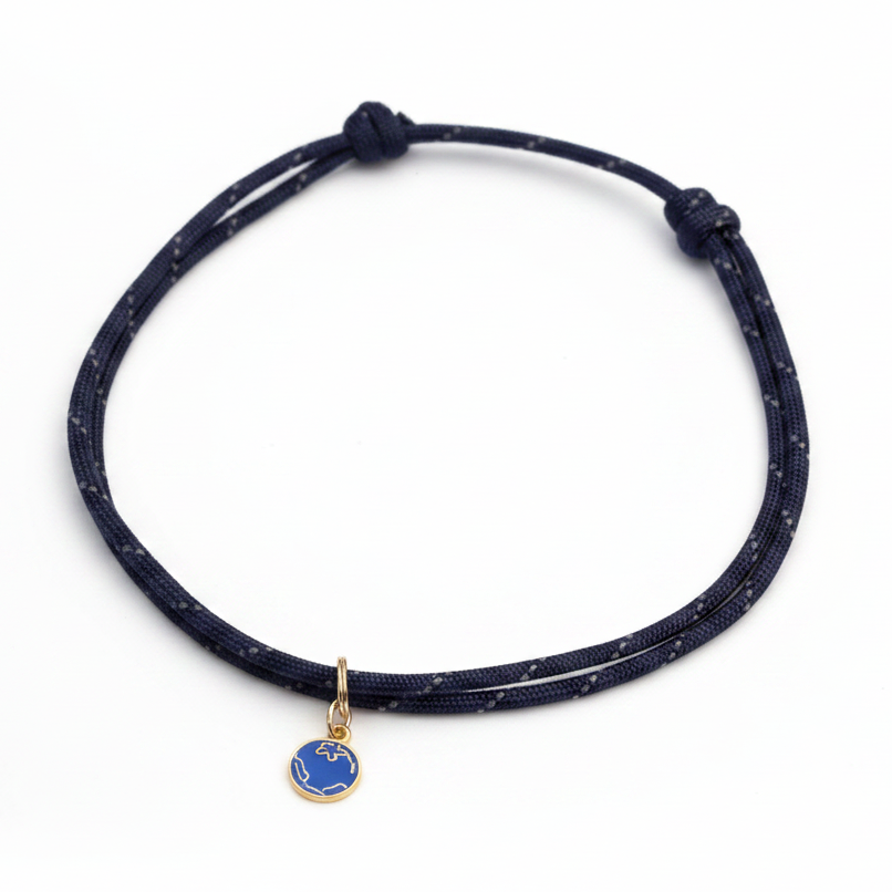 Reflective Tag Collar Navy