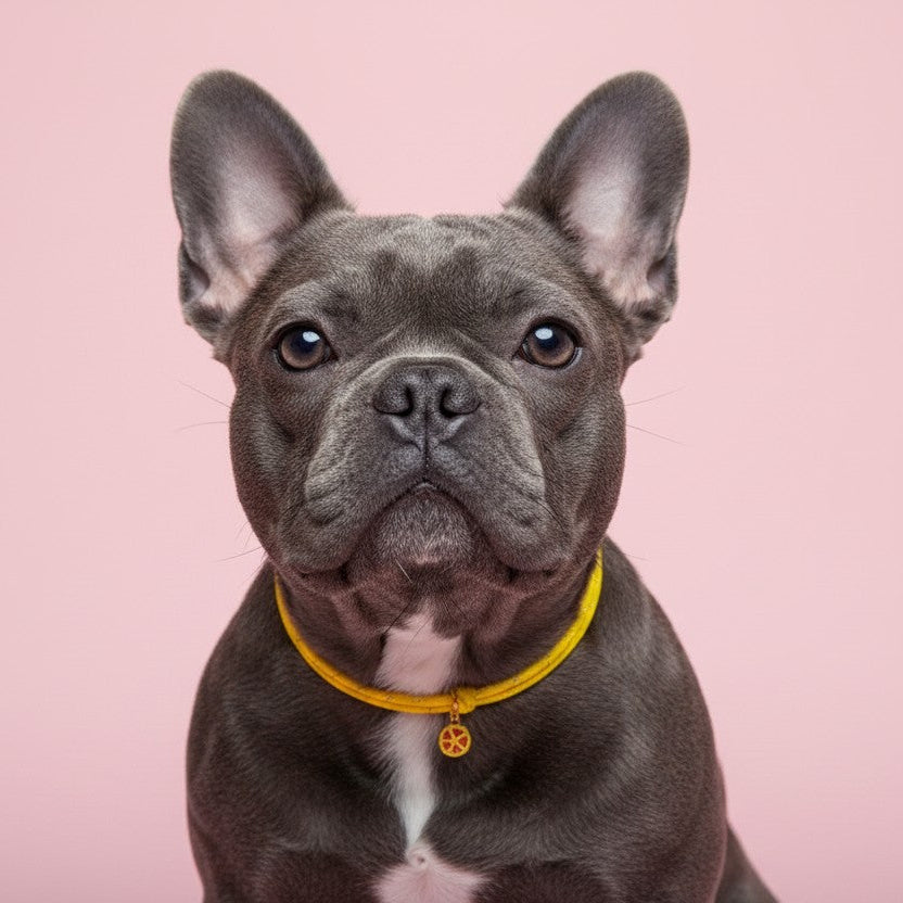 Reflective Tag Collar Yellow