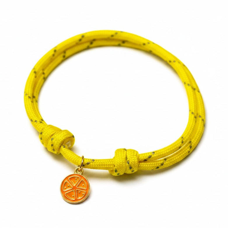 Reflective Friendship Bracelet Yellow